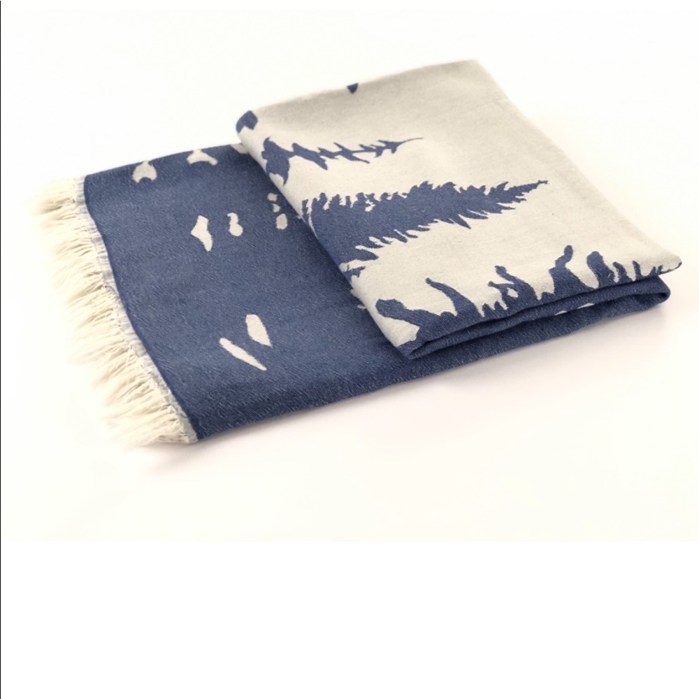 BLUE CORFU THROWS